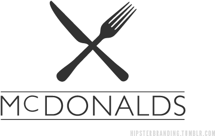 Visit The Hipster Branding Blog - Logo Design Food Hipster (500x300), Png Download
