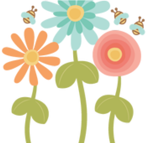 Cute Spring Clipart - Clipart Flores Cute (640x480), Png Download