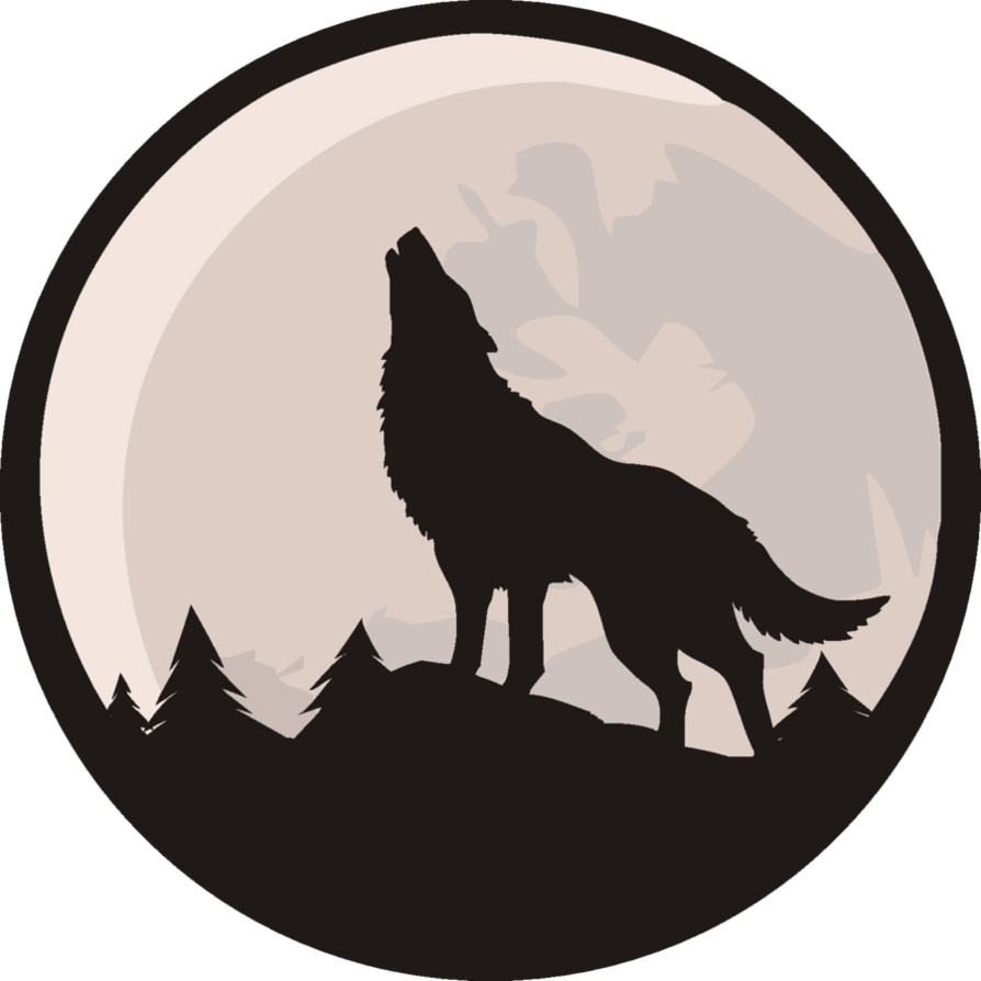 Images Of Angry Wolf Vector Png - Howling Wolf Logo Png (894x894), Png Download