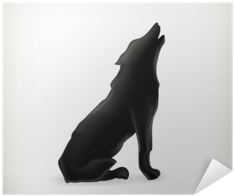 Silhouette Wolf (400x400), Png Download