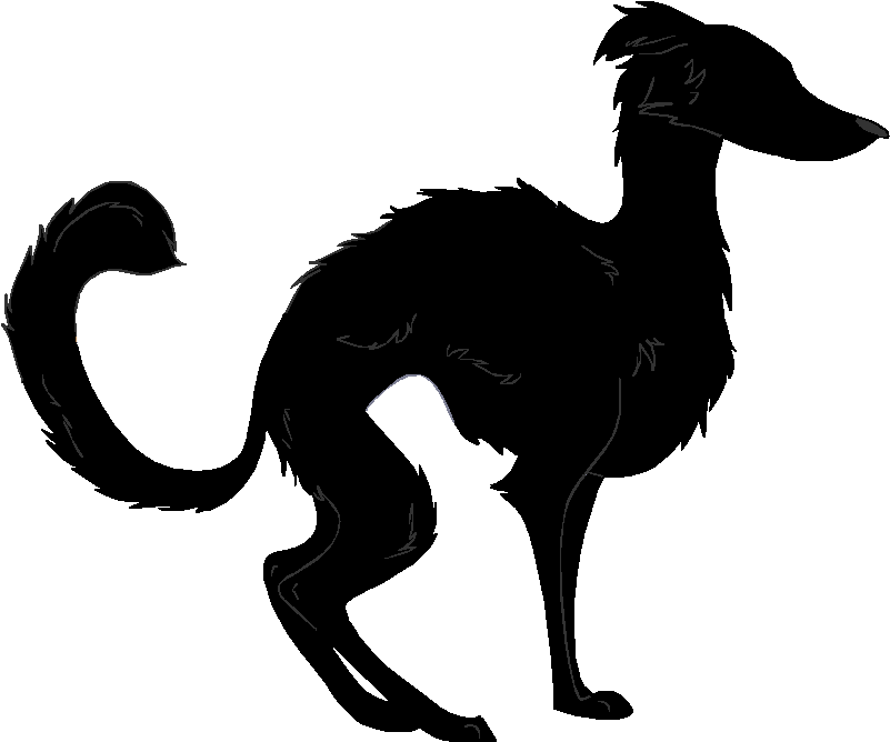 Borzoi Silhouette By Erudi On Clipart Library - Longdog (829x711), Png Download
