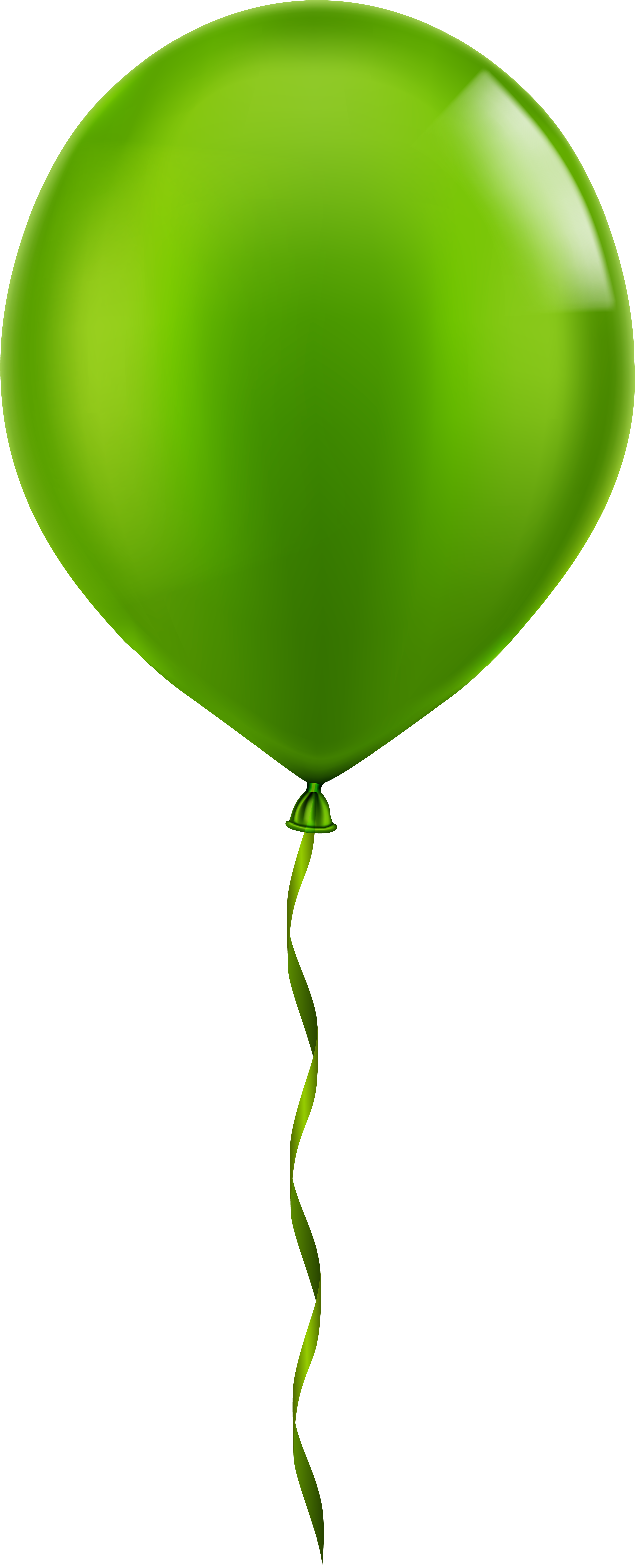 Single Green Balloon Png Clip Art Image Gallery Yopriceville - Balloon (3402x8000), Png Download