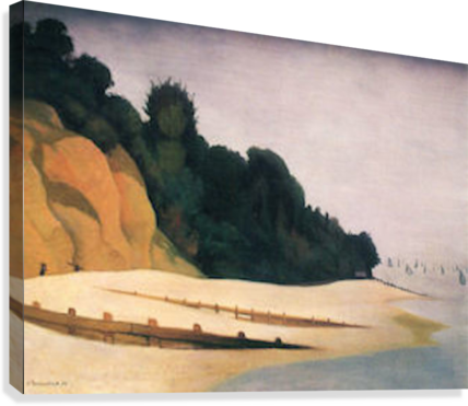 Shore Scene With Tree Silhouette By Felix Vallotton - Rikki Knight Llc Rikki Knight Felix Vallotton Art Shore (428x371), Png Download