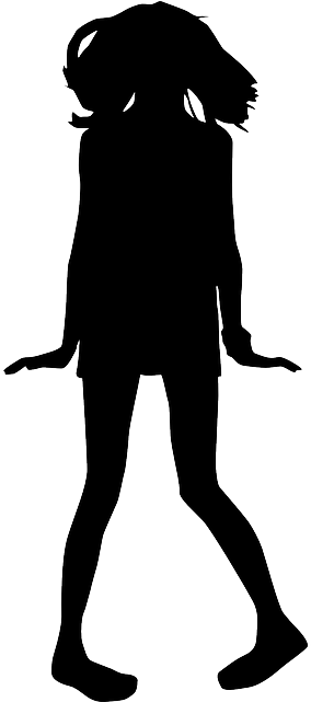 Girl, Teenager, Teen, People, Silhouette - Teen Silhouette Transparent Background (320x640), Png Download