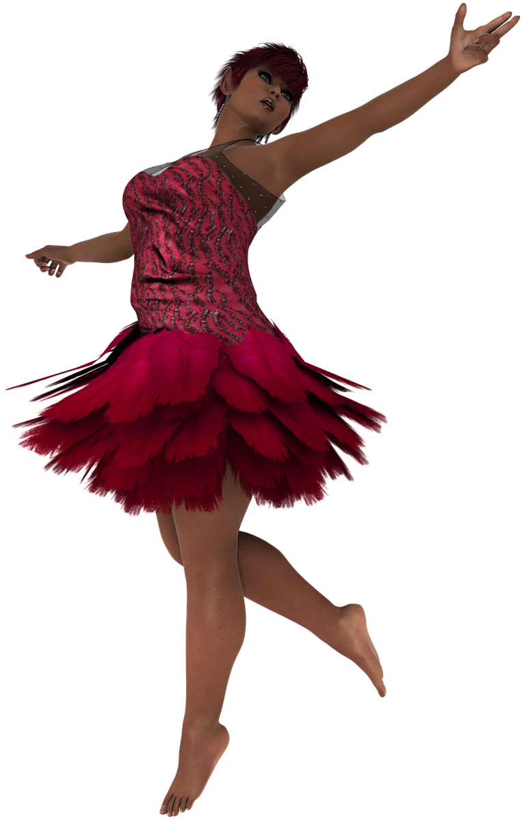 Clipart Resolution 988*1280 - Dance Lady (988x1280), Png Download