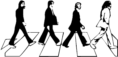 Football Player Silhouette Cliparts - Beatles Silhouette (400x400), Png Download