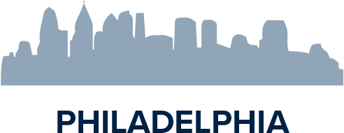 Dc And Everywhere In Between, - Philadelphia Pennsylvania Downtown Skyline T-shirt (500x250), Png Download
