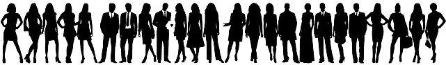 People, Man, Silhouette, Person, Human, Group, Dancing - Allergic To Selfish People (640x320), Png Download
