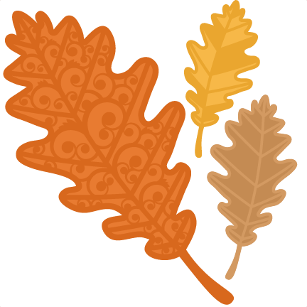 Fall Flourish Leaf Svg Scrapbook Cut File Cute Clipart - Cricut (432x432), Png Download
