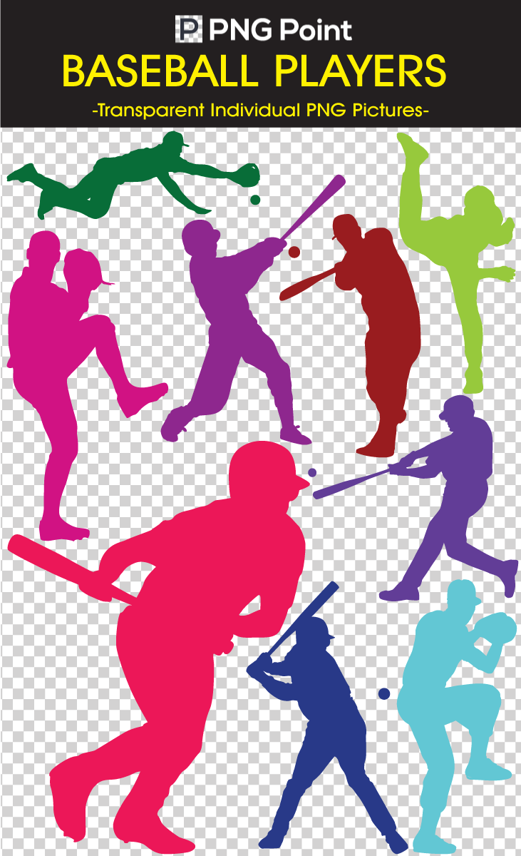 Silhouette Images, Icons And Clip Arts Of Baseball - Illustration (731x1200), Png Download