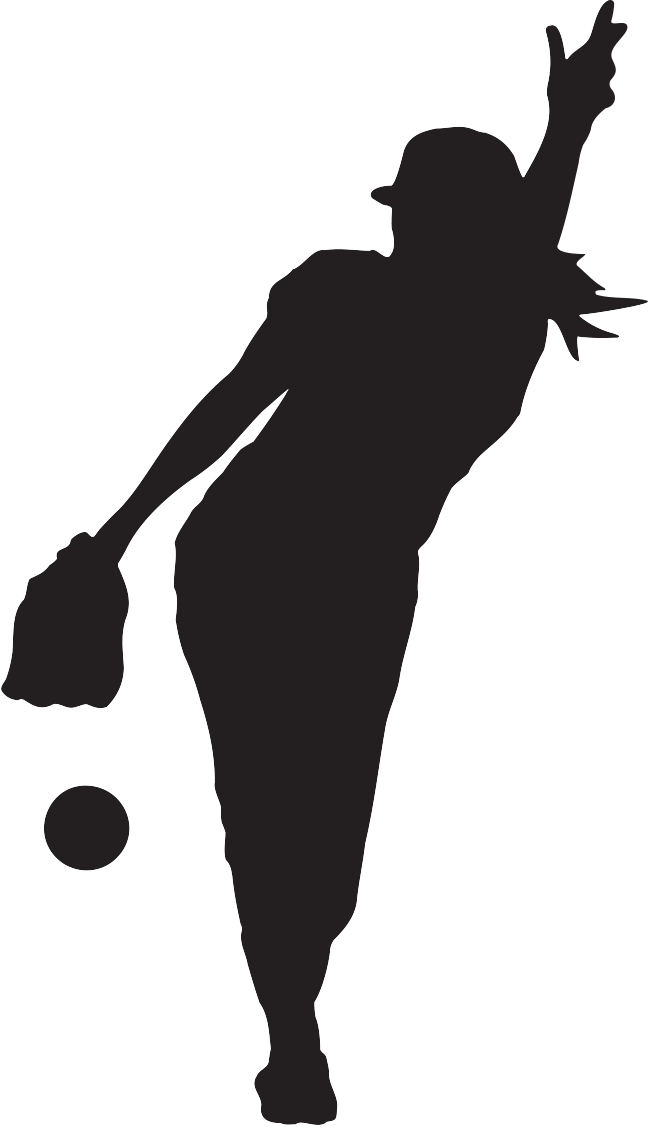 Clip Arts Related To - Softball Clipart (648x1130), Png Download
