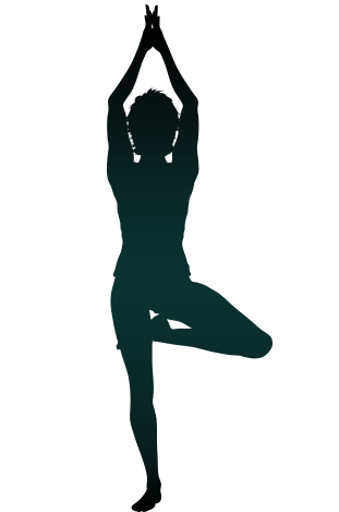 Yoga Png - Yoga Png Silhouette Transparent (346x470), Png Download