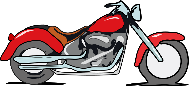 Motorcycle Racing Clip Art - Motorcycle Clip Art (800x366), Png Download