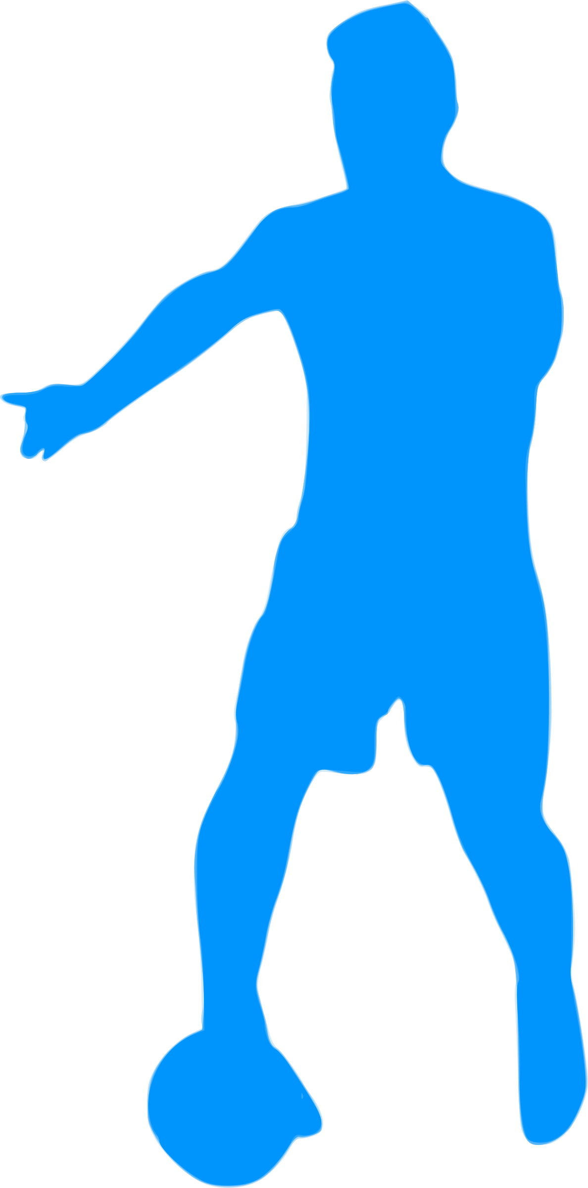 This Free Icons Png Design Of Silhouette Football 31 (1188x2400), Png Download