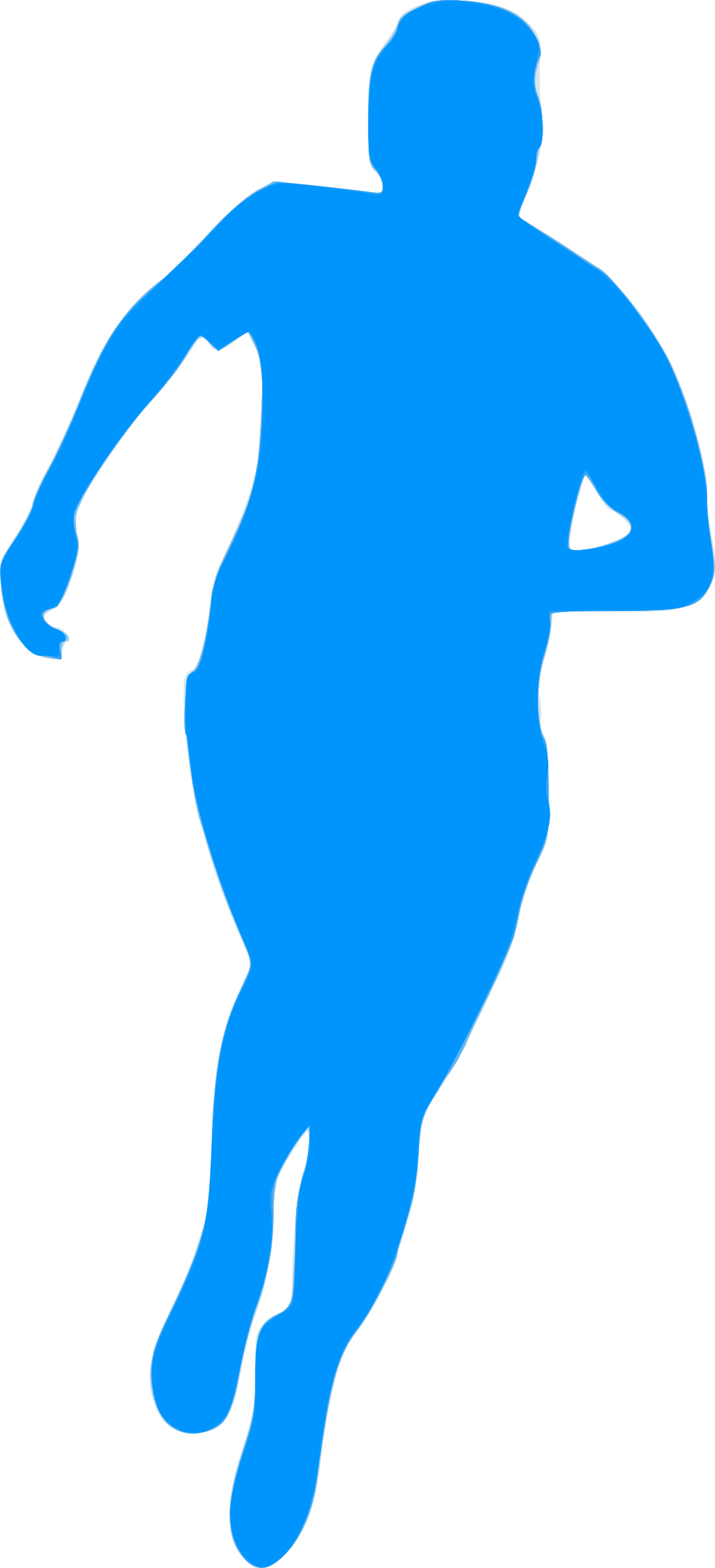 This Free Icons Png Design Of Silhouette Football 34 (1094x2400), Png Download