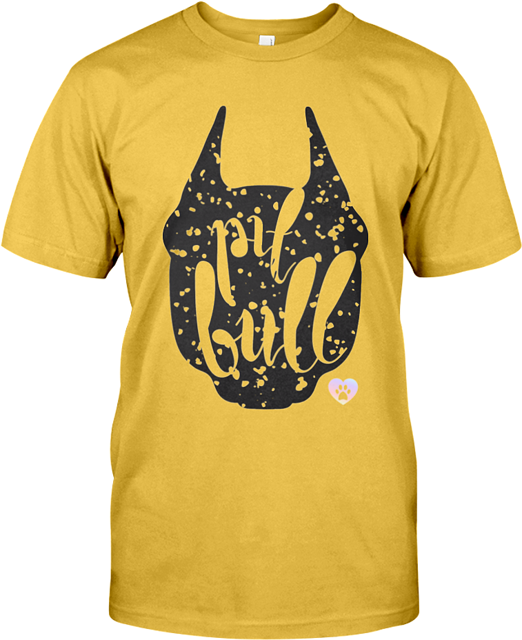 Gold Pitbull Silhouette - Being Fat Is Not Beautiful It's An Excuse (900x1125), Png Download