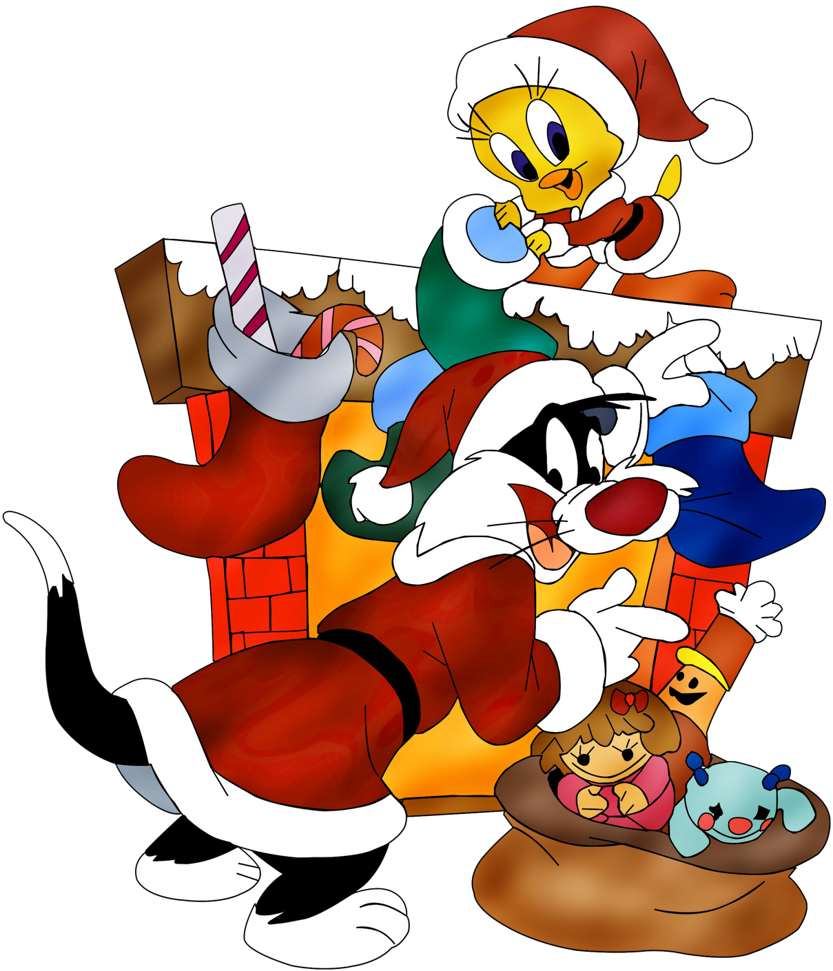 Dachshund Clipart Christmas - Cartoon Network Merry Christmas (1333x1600), Png Download