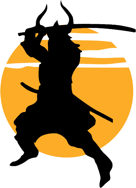 Ninja - Самурай Черный (500x700), Png Download