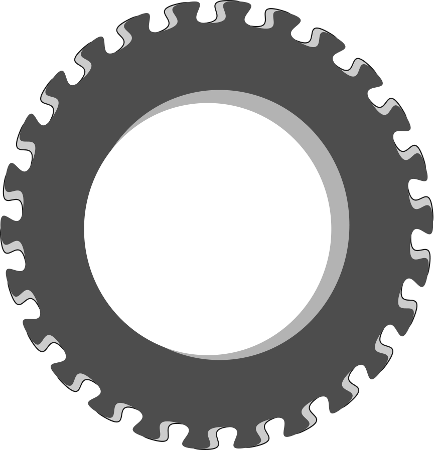 Gear Clipart Round ~ Frames ~ Illustrations ~ Hd Images - Wheel Clip Art Free (865x900), Png Download
