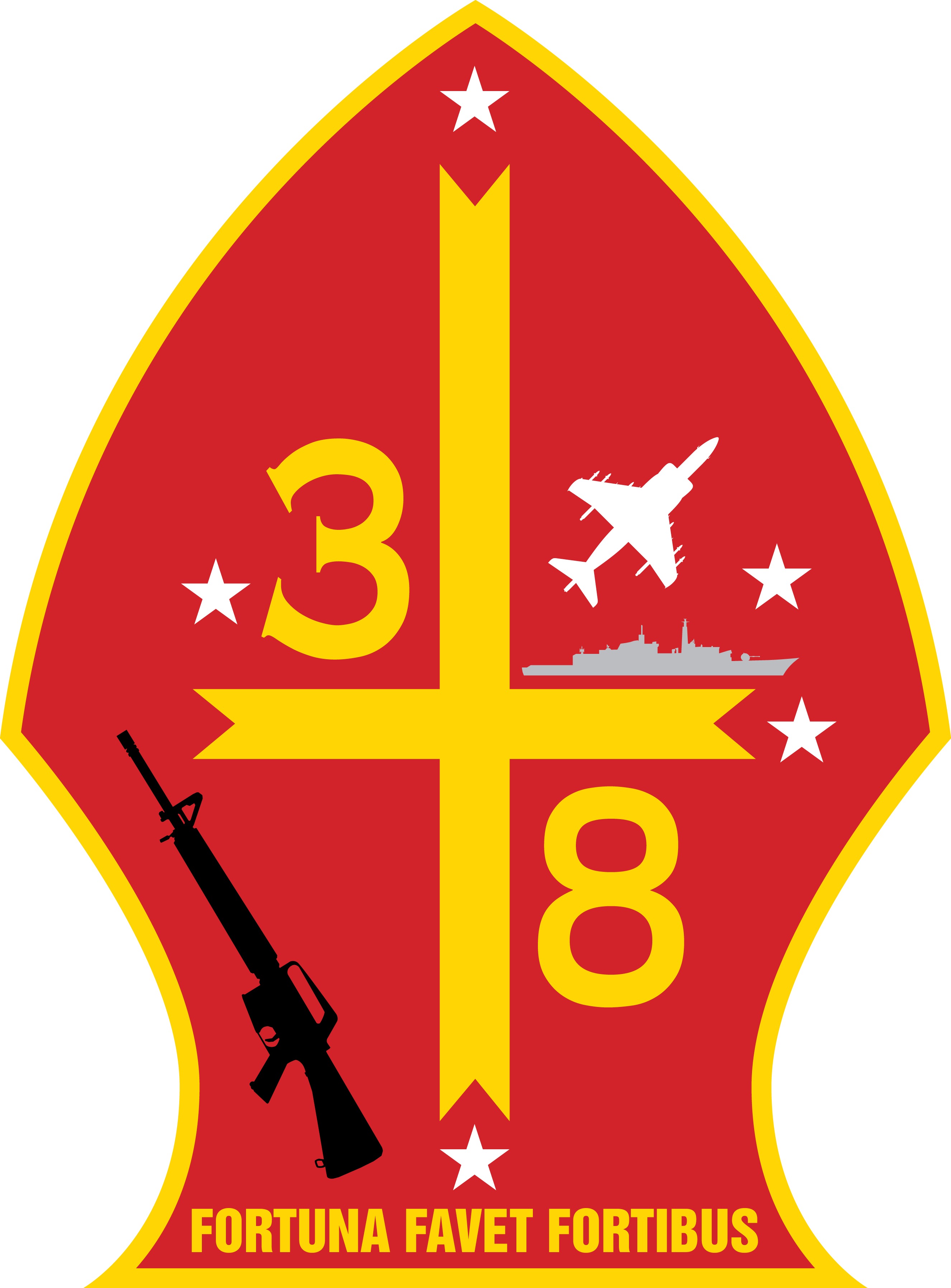 Battalion Marine Regiment Of United States Mariners - 3rd Battalion 8th Marines (2652x3593), Png Download