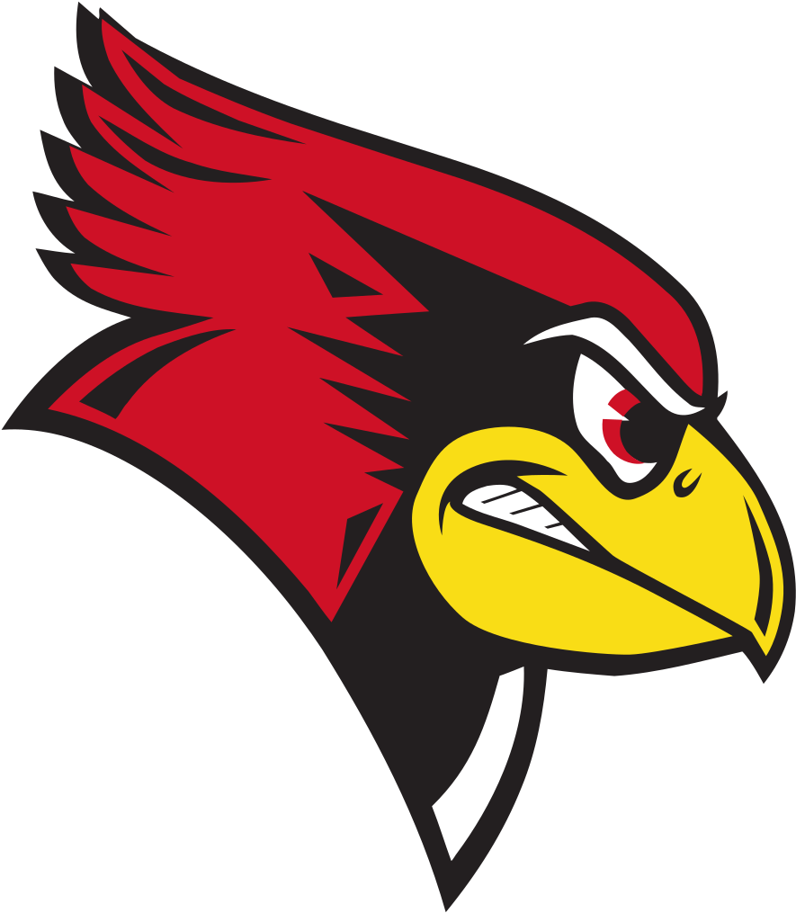 Illinois State Athletics Logo Iowa State University - Illinois State University Redbird (892x1024), Png Download