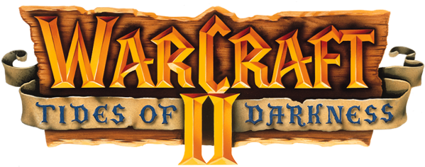 Tides Of Darkness - Warcraft 2 Logo Png (600x249), Png Download