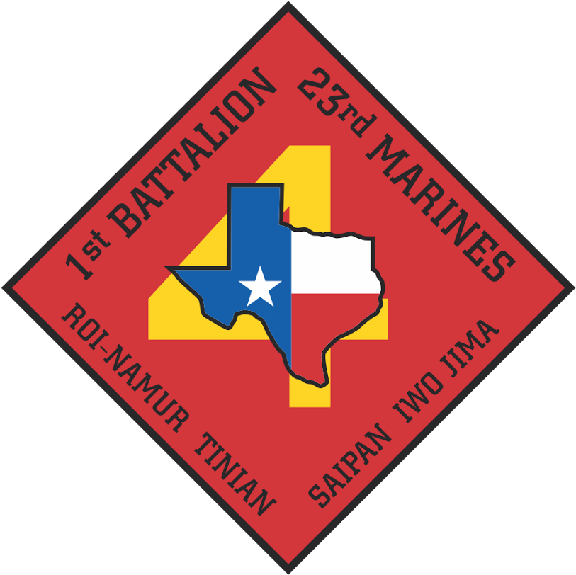 1st Battalion 23rd Marine Regiment Usmcr Logo - 1st Battalion 23rd Marines (1600x1067), Png Download