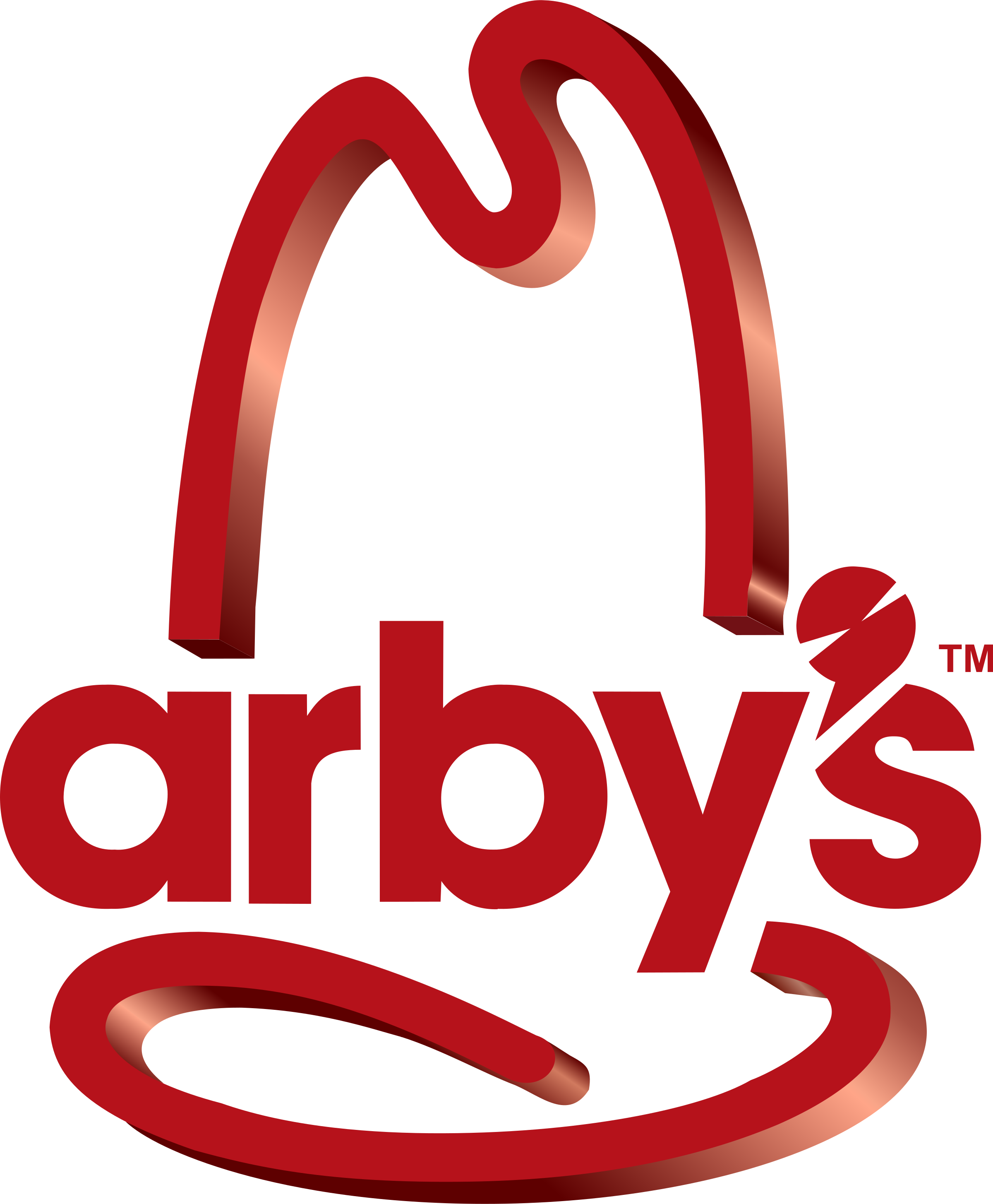Arby's Logo Png Transparent - Arby's Seasoned Curly Fries - 22 Oz Bag (2400x2908), Png Download