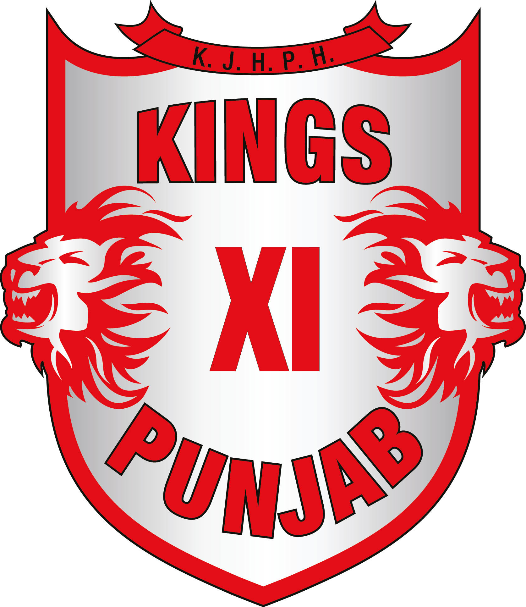 Kings Xi Punjab Logo [kxip - Kings 11 Punjab Logo (1674x1931), Png Download
