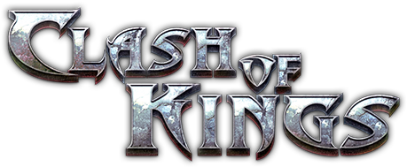 Clash Of Kings - Clash Of Kings Logo (554x298), Png Download
