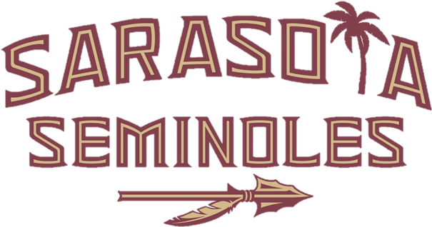 Sarasota Seminole Club - Sarasota Seminoles Logo (624x321), Png Download
