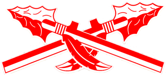Spears Crossing - Crossed Spears Clip Art (600x317), Png Download