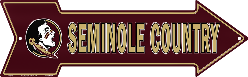 Fsu Seminole Country - Atlantic Coast Conference Team Lights (1024x320), Png Download