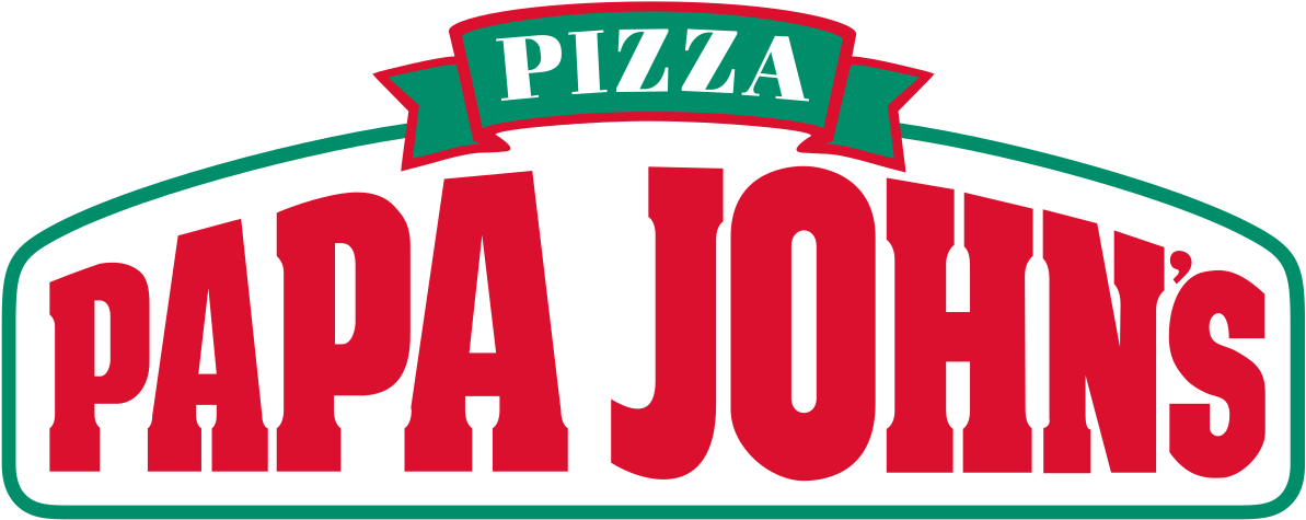 Papa Johns Pizza Logo (1200x485), Png Download