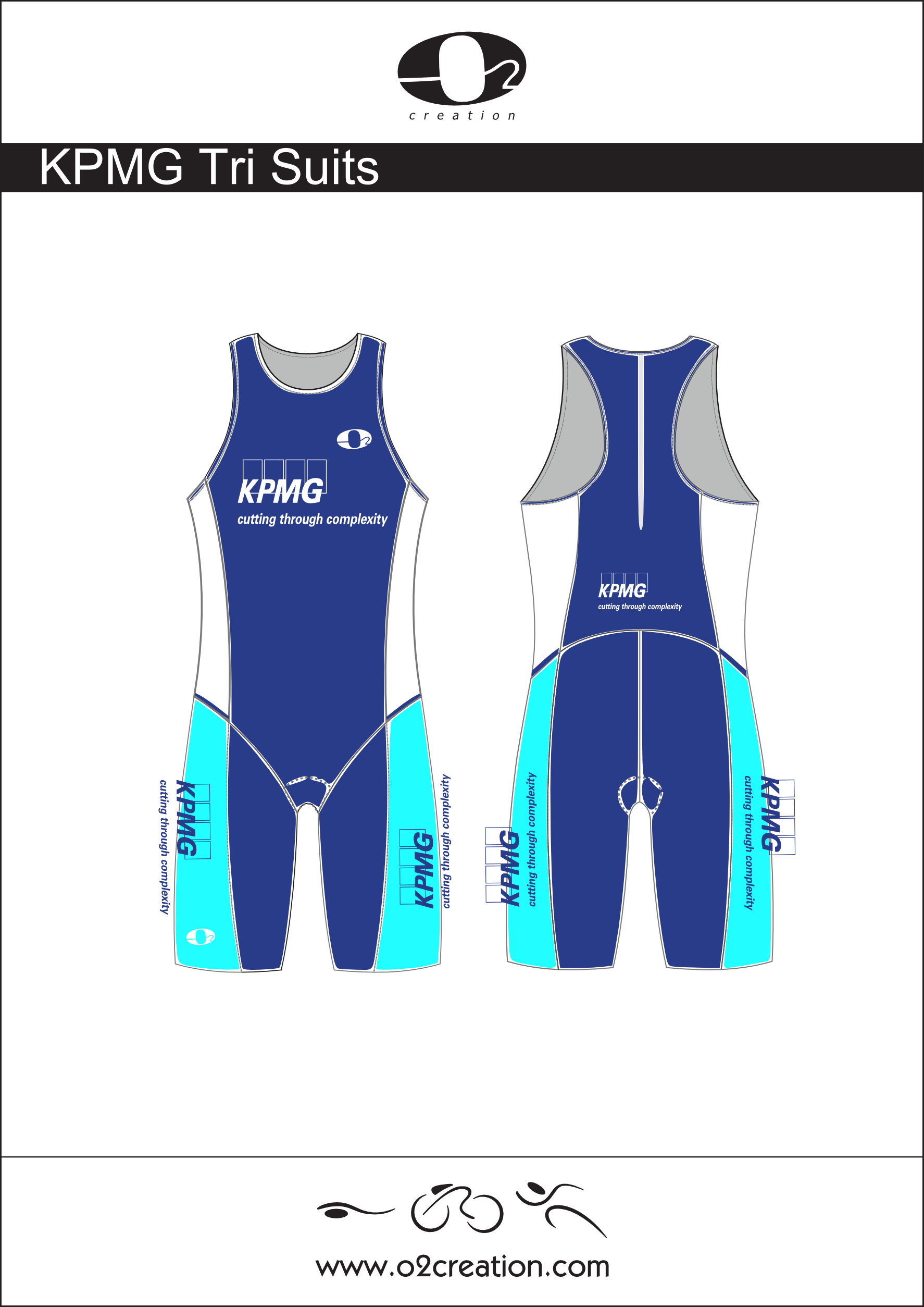 Download Kpmg Custom Triathlon Kit Kpmg Cycling Kit Full Size PNG