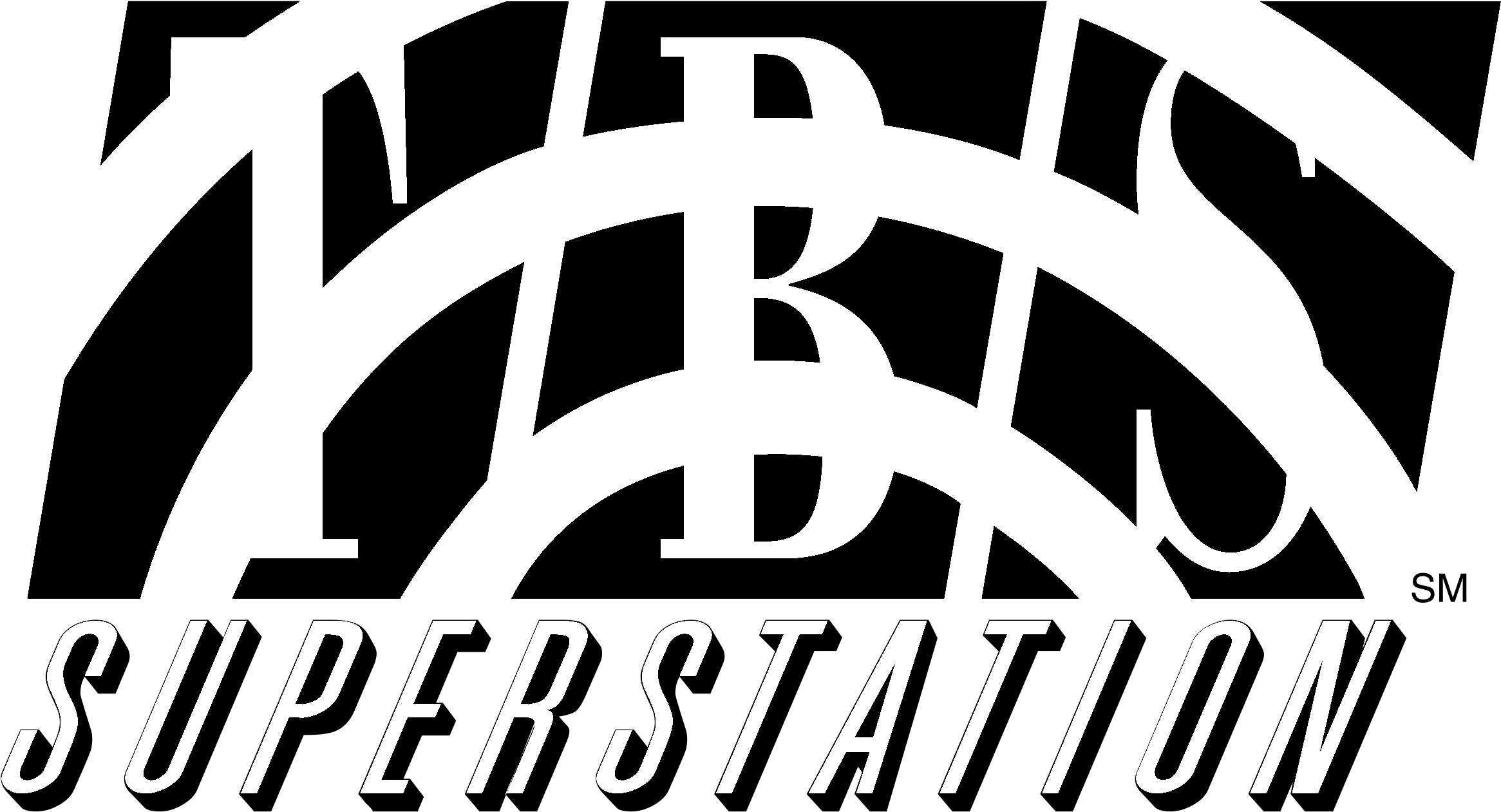 Tbs Superstation Logo Black And White - Tbs Superstation (2400x2400), Png Download
