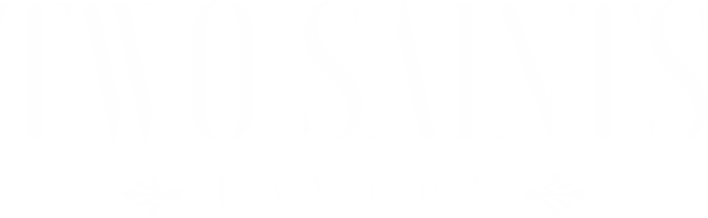 Two Saints Logo - Monochrome (1000x308), Png Download