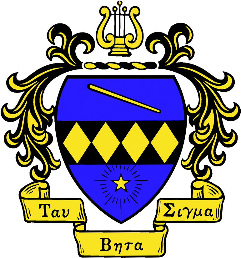 Tbscrest - Tau Beta Sigma Shield (784x838), Png Download