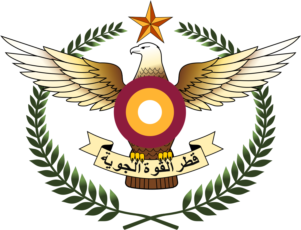 Qatar Air Force Emblem (1200x969), Png Download