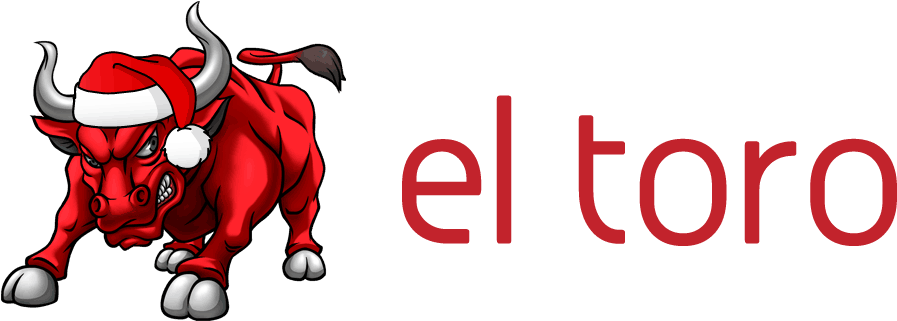 Eltoro Christmas Logo Eltoro Christmas Logo2 Eltoro - El Toro Bull Png (985x403), Png Download