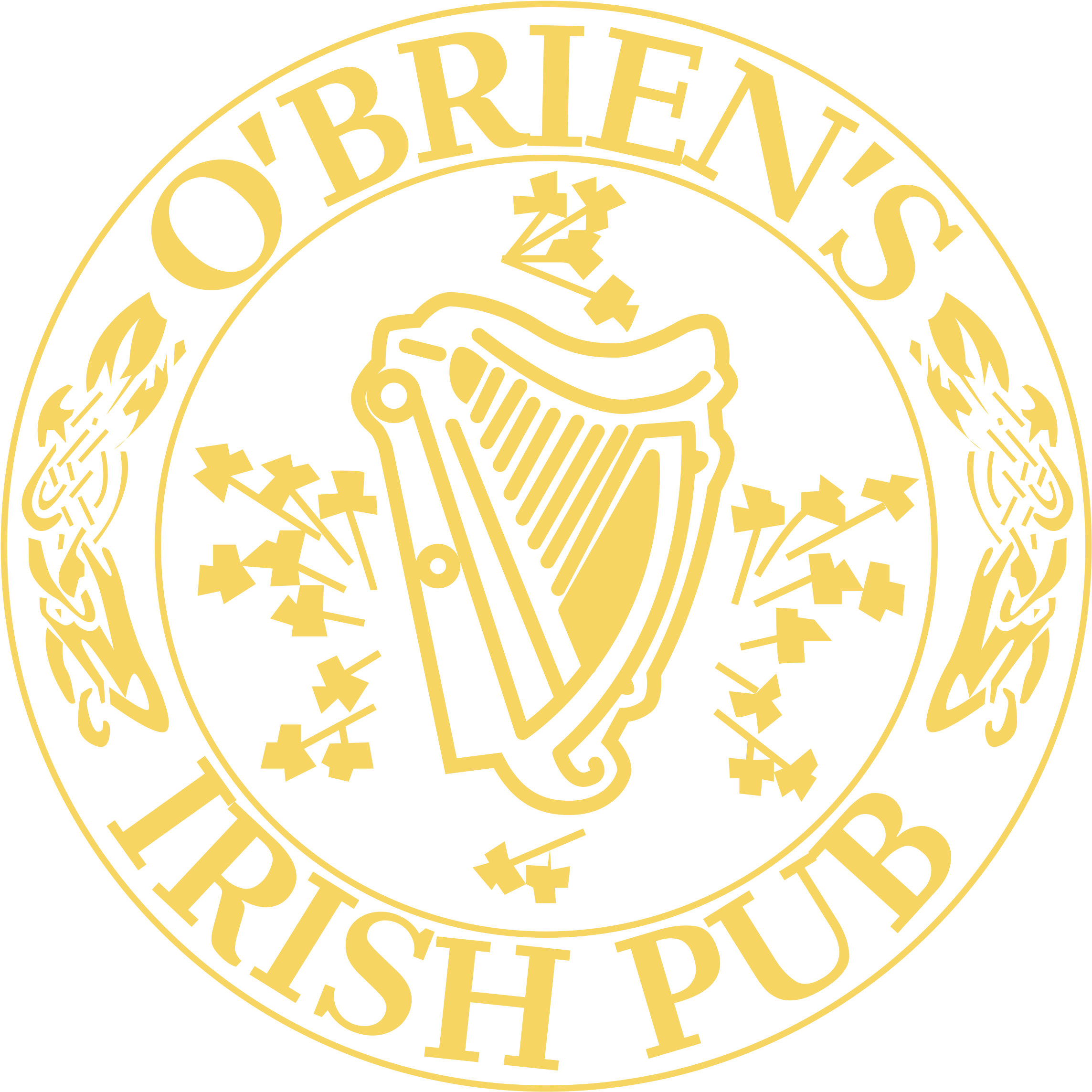 O'brien's Irish Pub Logo Png Transparent - Irish Pub Logo (2400x2400), Png Download