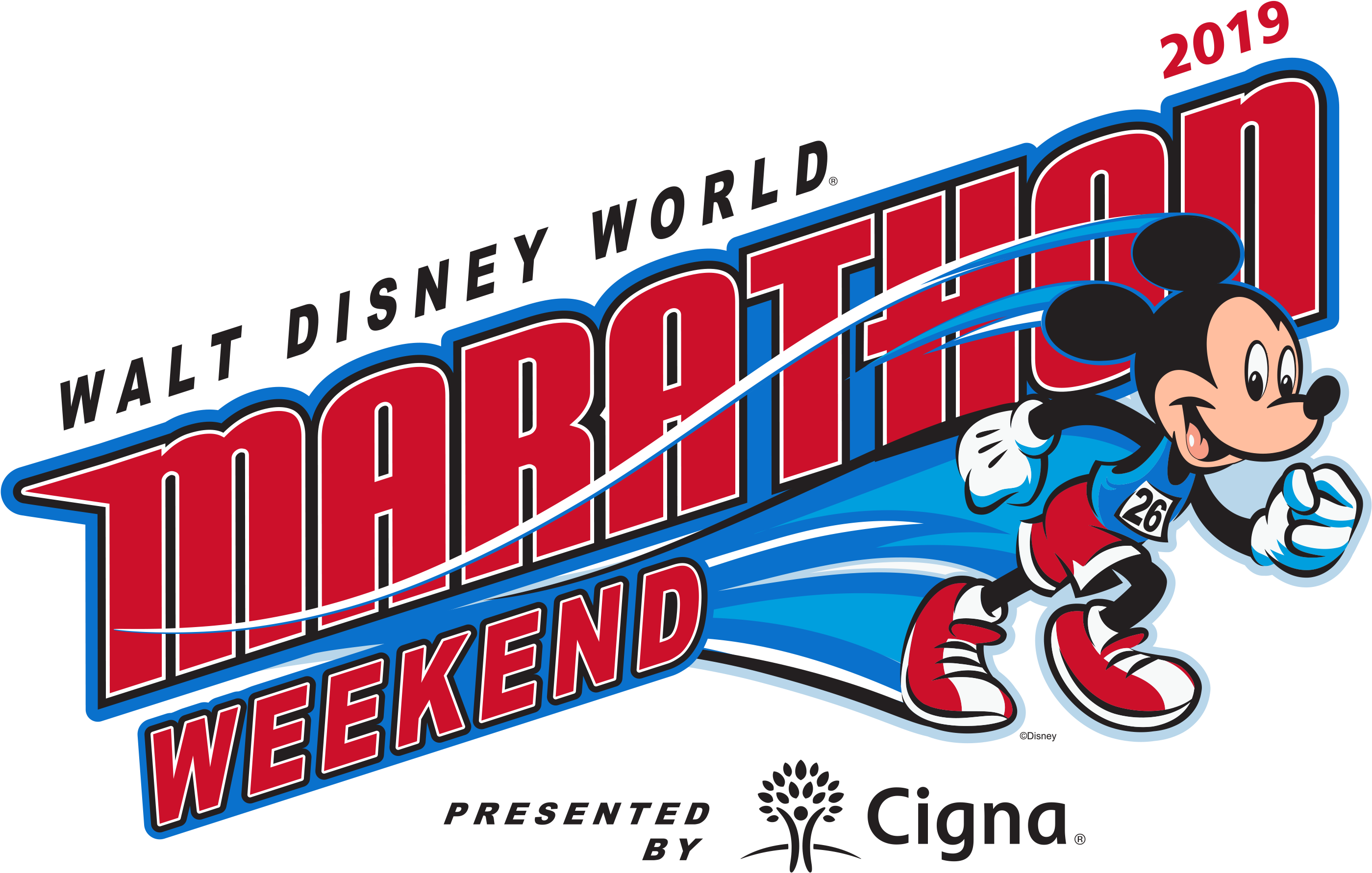 Walt Disney World® Marathon Weekend Presented By Cigna - Disney World Half Marathon 2019 (2938x1989), Png Download