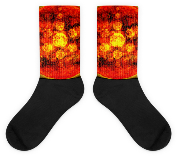 Three Suns Simple Spaceship Logo - Sock (600x600), Png Download