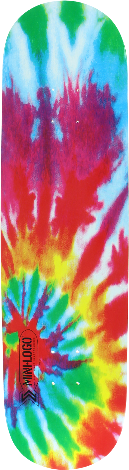 Mini Logo Small Bomb Tie Dye Skateboard Deck - Tye Dye Skateboard Deck (1500x1500), Png Download