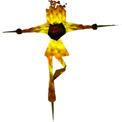 Flare Dancer - Legend Of Zelda Ocarina Of Time Enemies (400x399), Png Download