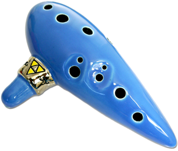 Ocarinas Ocarina Of Time 12 Hole In Alto C - Songbird Ocarina Of Time 12 Hole Ocarina (360x360), Png Download