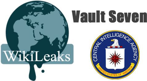 Wikileaks Vault 7 Vault 7, Criminals Control Cia Cyber - Myheritagewear Cia Square Coasters (set Of 4) (504x266), Png Download