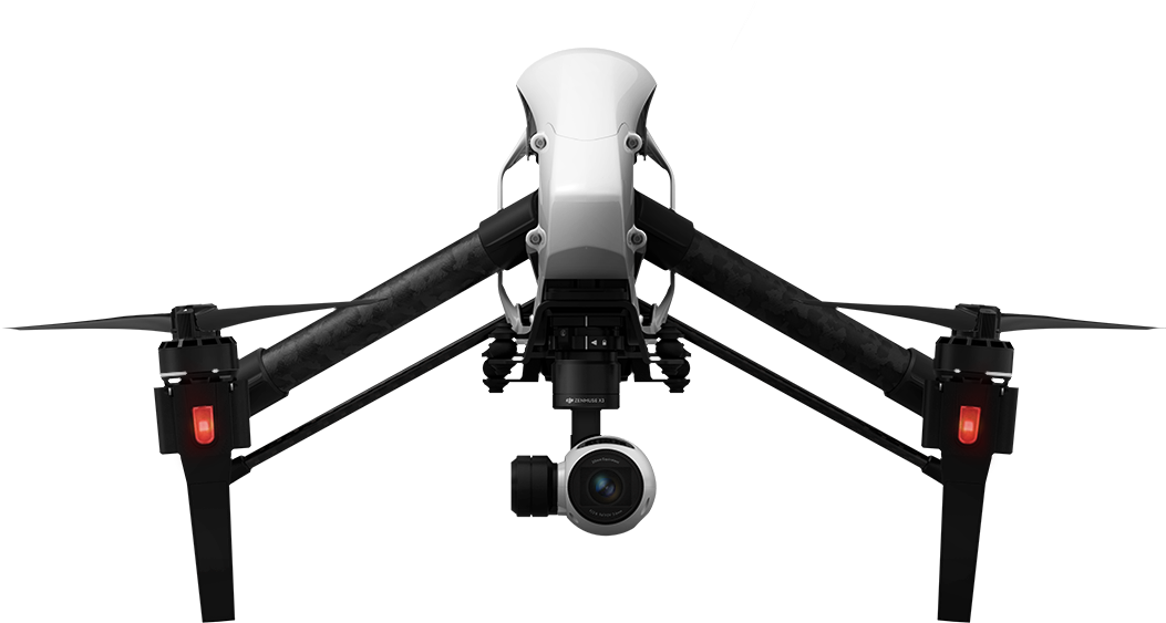 Clipart Black And White Stock Drone Clipart Phantom - Dji Inspire 1 V2.0 Quadcopter With Extra Battery And (1118x568), Png Download
