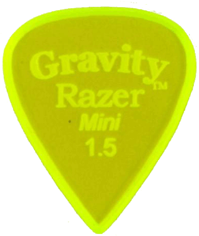 Gravity Picks Razer Mini Guitar Pick With Master Finish - Gravity Picks Stealth (1000x1000), Png Download