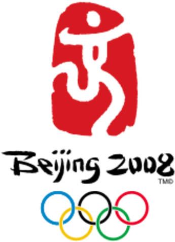 Razer Sponsored Warcraft Iii Professionals - Beijing 2008 Olympic Flag (352x480), Png Download